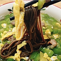 #圣迪乐鲜蛋杯复赛#丝瓜鸡蛋打卤面的做法图解10