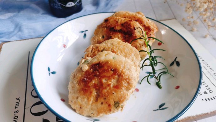 蔬菜鸡肉饼