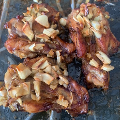 烤箱版蒜香鸡腿的做法
