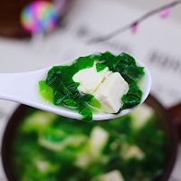 #春天肉菜这样吃#翡翠白玉虾皮羹的做法图解16