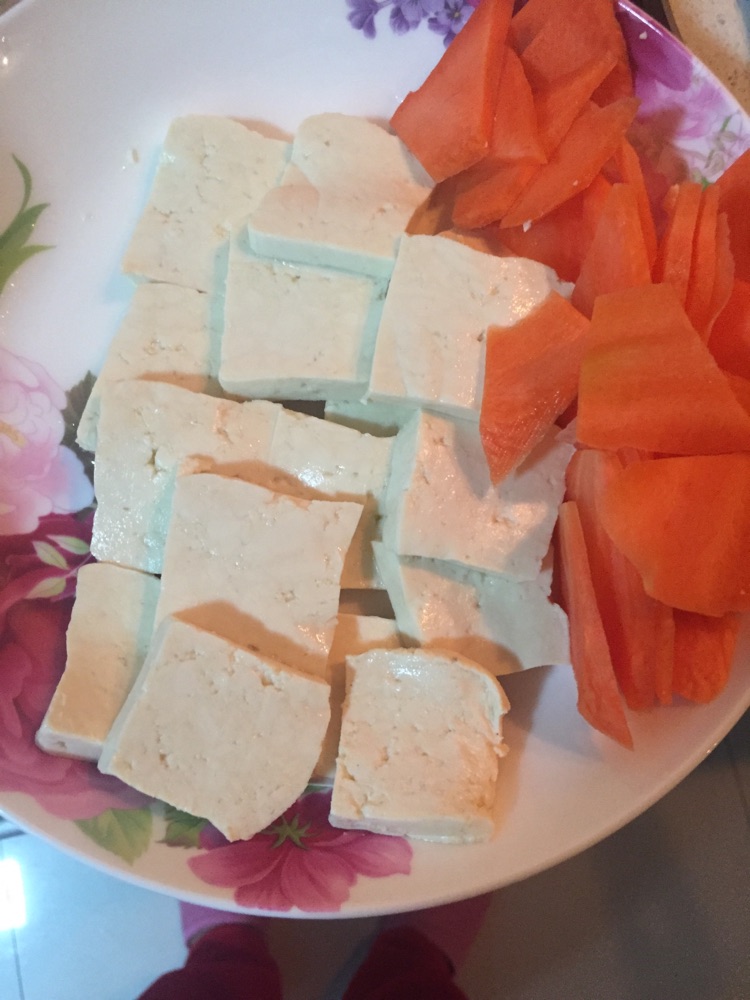 香煎豆腐的做法图解2