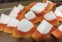 木瓜椰汁糕的做法