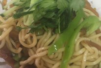 茄丝面的做法