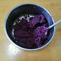 紫薯绿豆糕（免炒制）#发现粗食之美#的做法图解4