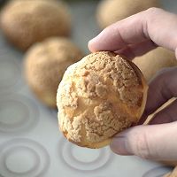 #2021亲子烘焙组——“焙”感幸福#芋泥酥皮泡芙的做法图解14