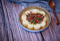 肉末蒸玉子豆腐#春天肉菜这样吃#的做法