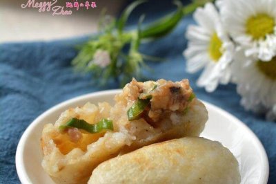 土豆米饭香菇团子