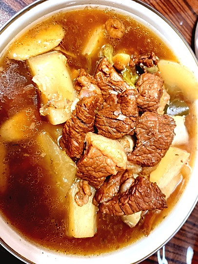 简易版萝卜炖牛肉的做法