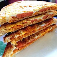 快手早餐－三明治（两种夹心法）的做法图解9
