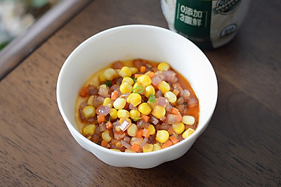 彩蔬鸡蛋羹