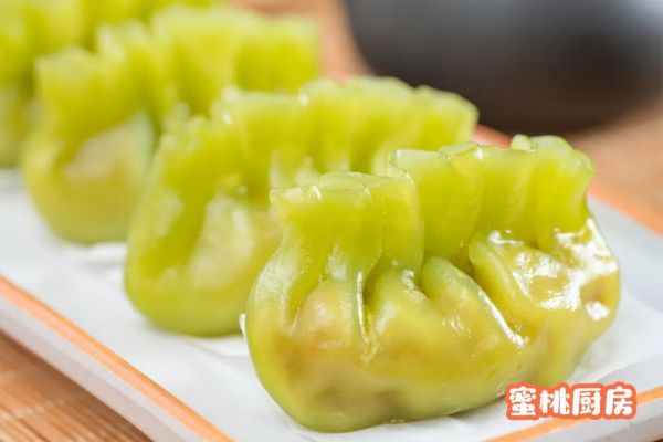 广式茶楼必点【翡翠虾饺】鲜嫩又Q弹！