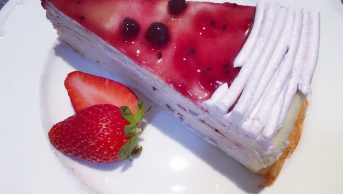 藍莓法式千層蛋糕