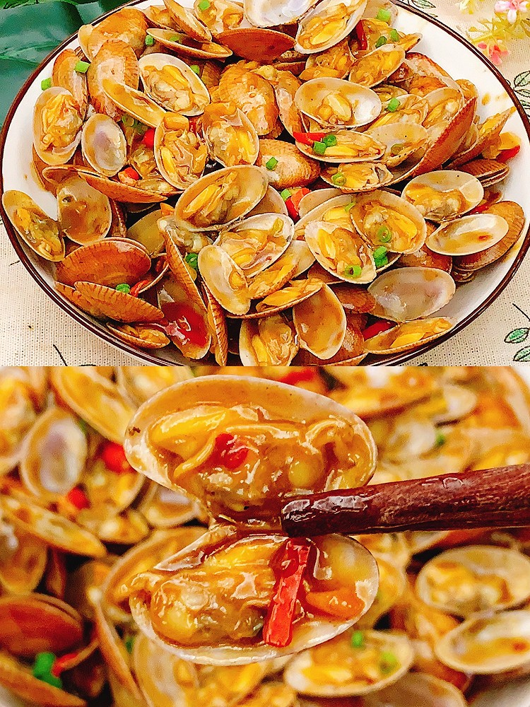 超级简单的辣炒花蛤，味道绝对好吃到舔壳的做法