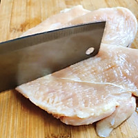 香煎鸡胸肉♥︎低脂的做法图解1
