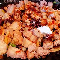 #刘畊宏女孩减脂饮食#香菇鸡蛋卤肉饭的做法图解9