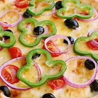 （低脂）素菜什锦披萨的做法图解6