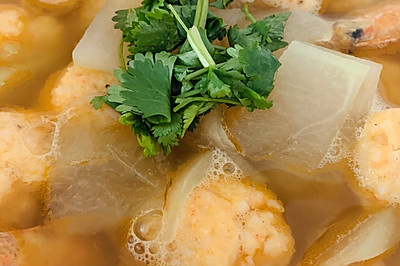 虾滑汤—超极鲜美