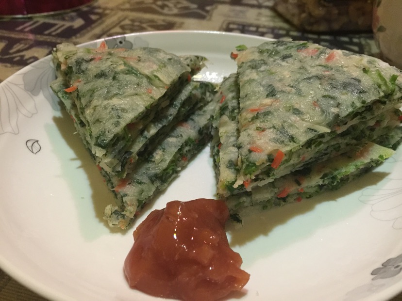 蔬菜饼的做法图解8