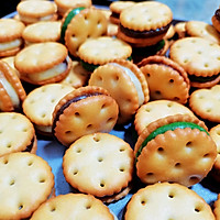 超拉丝-纽扣牛扎饼干（巧克力、抹茶口味）的做法图解7