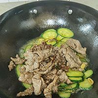 ㊙️牛肉片炒黄瓜‼️牛肉片的嫩滑技巧的做法图解10