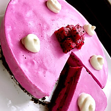 火龍果慕絲蛋糕