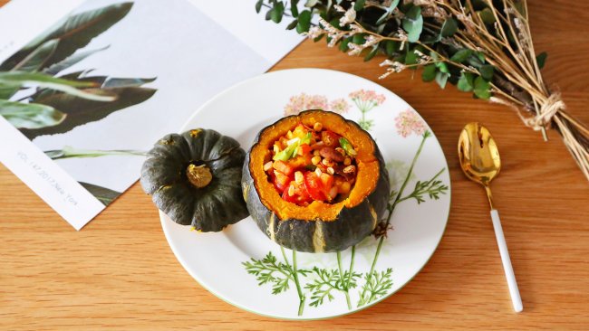 燕麦南瓜营养盅的做法