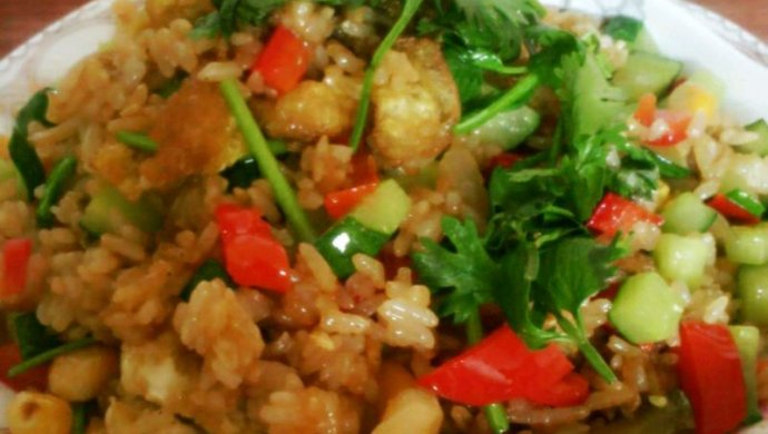蔬杂蛋炒饭