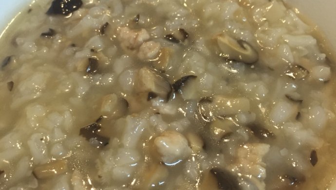 香菇瘦肉粥