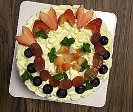 6寸奶油水果蛋糕的做法