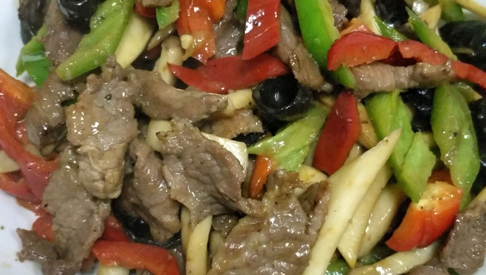 黑椒小炒肉