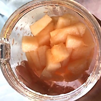 香甜哈密瓜汁的做法图解4