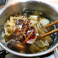 #清香麻爽秒入魂#麻辣牛肉白菜汤的做法图解3