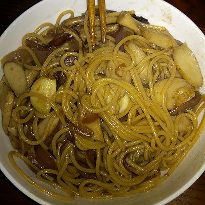 黑胡椒杏鲍菇意面