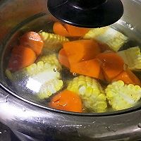 雪莲果蔬菜肉汤的做法图解3