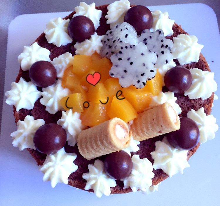 甜蜜裸蛋糕—祝福中秋的做法