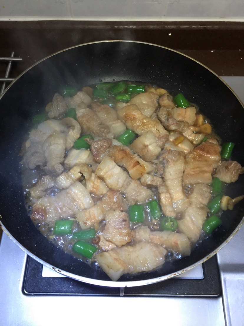 焖五花肉（微辣）的做法图解4