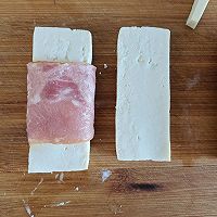 超简单的培根煎豆腐！的做法图解5