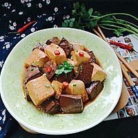 #憋在家里吃什么#鸭血烧豆腐的做法图解10