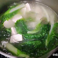 小白菜豆腐汤的做法图解6