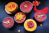 简单翻糖杯子蛋糕 红丝绒 祖国生日快乐的做法