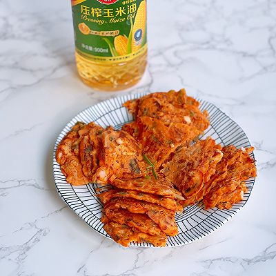 虾仁泡菜饼