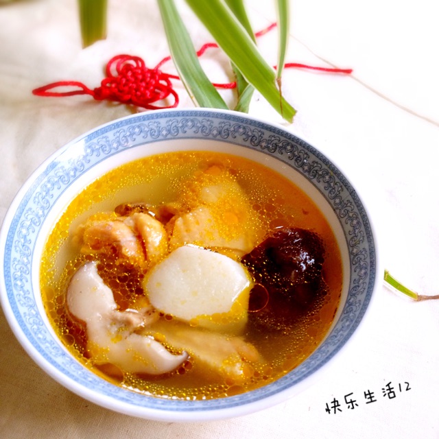 香菇山药鸡汤