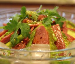 苦度仲夏——红油牛肉拌苦瓜#憋在家里吃什么#的做法