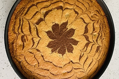 斑马花纹蛋糕