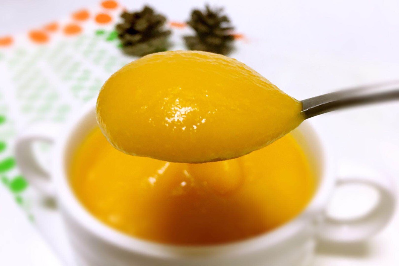 Pumpkin and sweet potato paste