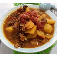 西红柿牛肉炖土豆的做法图解6