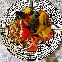 #餐桌上的春日限定#荷塘小炒的做法图解7