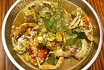 柠檬草咖喱焗蟹的做法