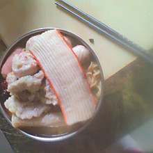 火锅料瘦肉面