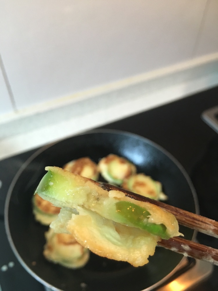 香脆煎茄子的做法图解8